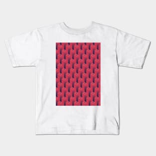 Cubic geometric pattern V.1 Kids T-Shirt